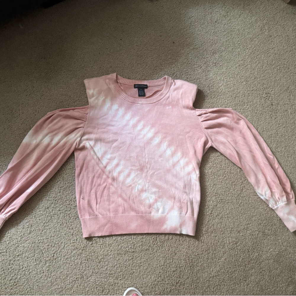 Pink Tie-Dye Sweater